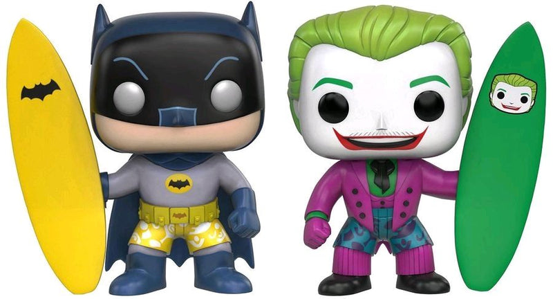 DC Comics - Batman & Joker Surf's Up! US Exclusive Pop! Vinyl 2-Pack