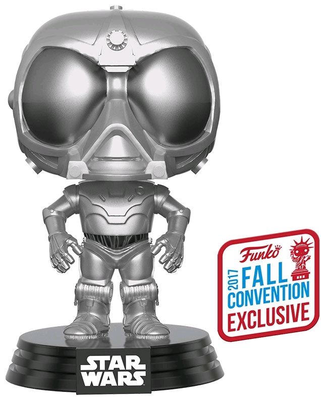 Star Wars: Rogue One - Death Star Droid Chrome NYCC 2017 US Exclusive Pop! Vinyl Figure