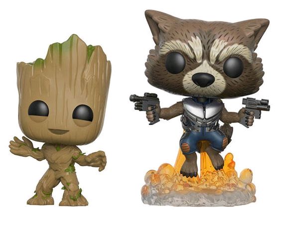Guardians of the Galaxy: Vol. 2 - Groot & Rocket US Exclusive Pop! Vinyl 2-Pack [RS]