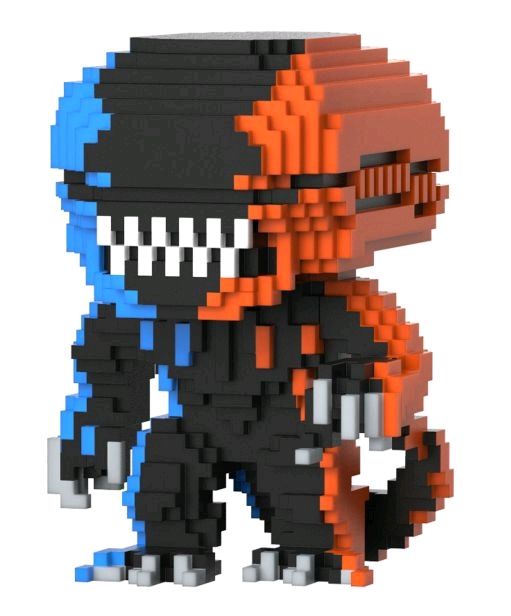 Alien - Xenomorph Orange & Blue 8-Bit US Exclusive Pop! Vinyl [RS]