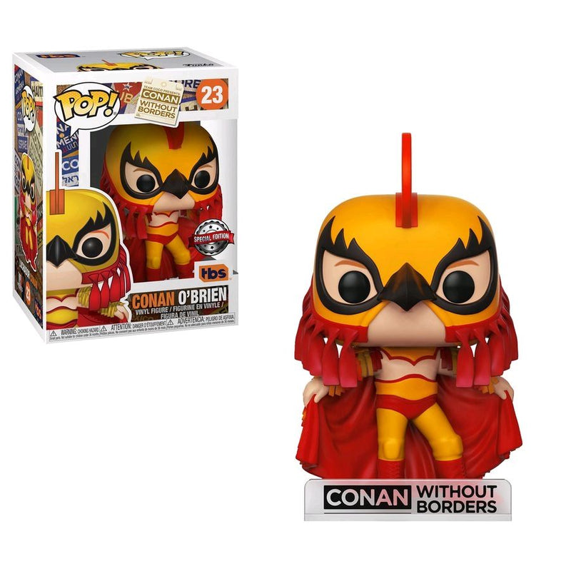 Conan O'Brien - Conan Luchador US Exclusive Pop! Vinyl [RS]