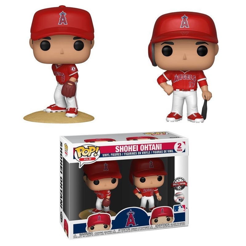 MLB - Shohei Ohtani (New Jersey) US Exclusive Pop! Vinyl Figure 2 Pack