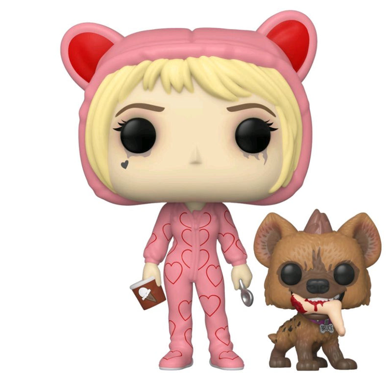 Birds of Prey - Harley Quinn Onesie with Bruce (US Exclusive) Pop! Vinyl Figure