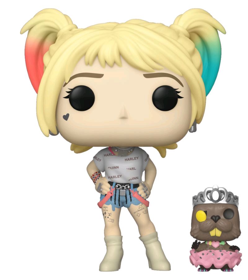 Birds of Prey - Harley Quinn with Beaver Pop! Vinyl Figure
