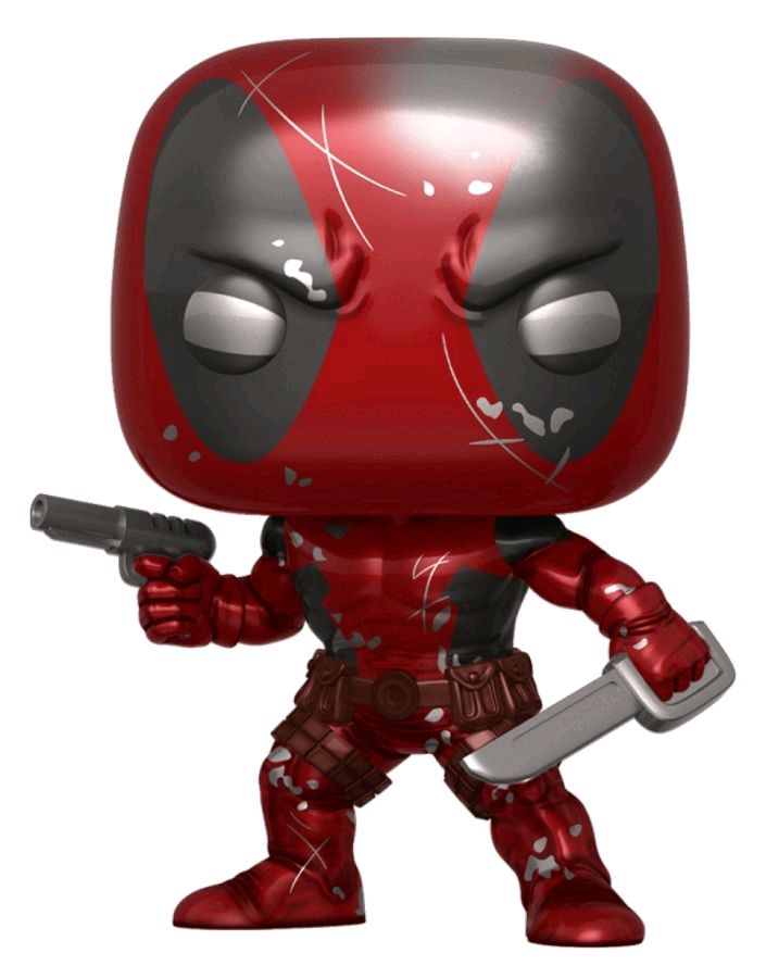 Deadpool - Deadpool 1st Appearance Metallic 80th Anniversary US Exclusive Pop! Vinyl [RS]