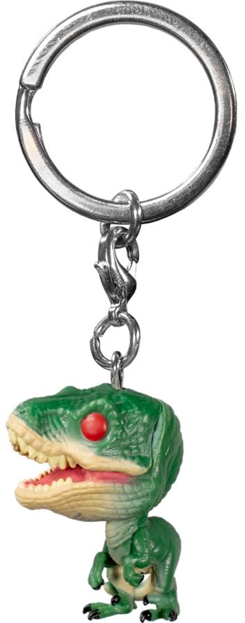 Jurassic Park - Velociraptor Red Eyes (US Exclusive) Pocket Pop! Keychain