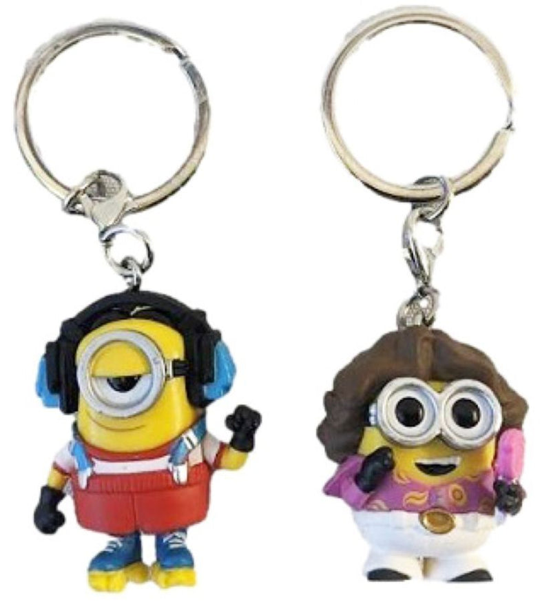 Minions 2: Rise of Gru - 70s Stuart & Bob (US Exclusive) Pocket Pop! Keychain 2 Pack