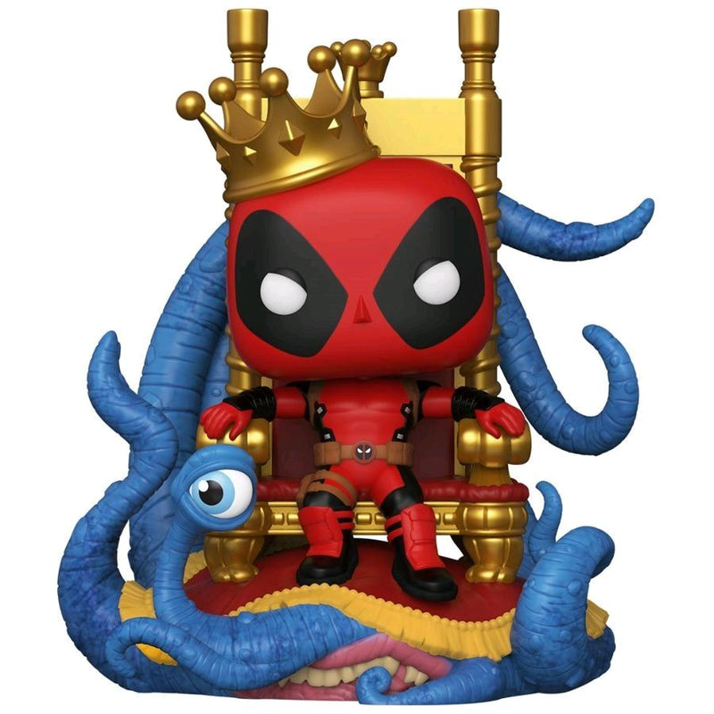 Deadpool - King Deadpool on Throne Metallic (US Exclusive) Pop! Deluxe Figure