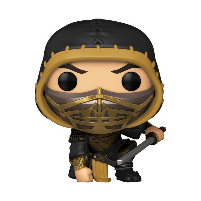 Mortal Kombat (2021) - Scorpion Crouch Metallic US Exclusive Pop! Vinyl [RS]