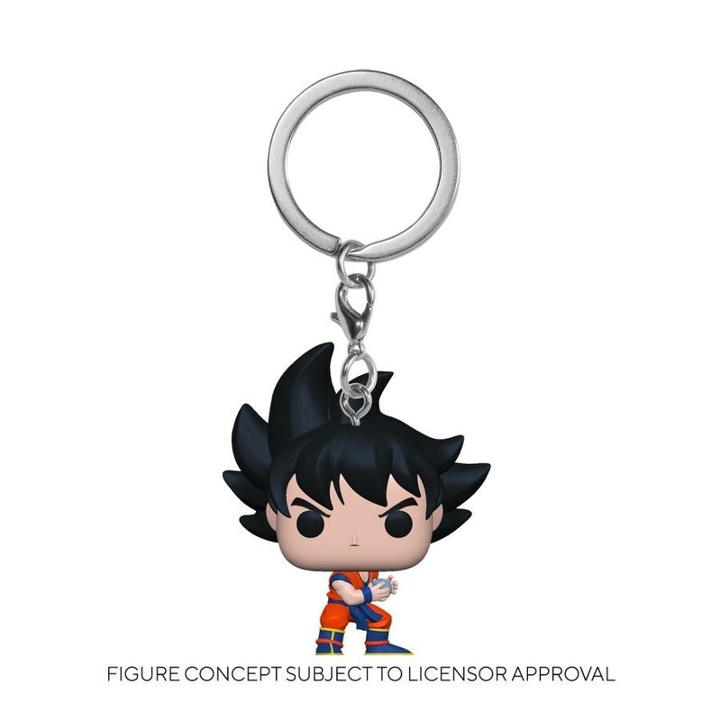 Dragon Ball Z - SSGoku with Kamehaha Metallic (US Exclusive) Pop! Keychain