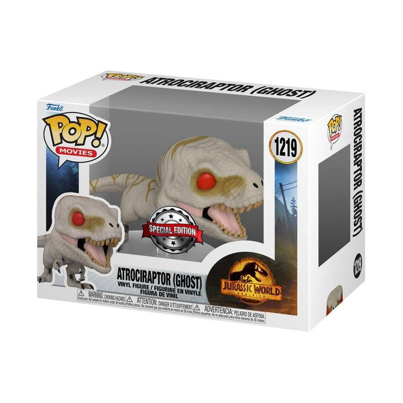 Jurassic World 3: Dominion - Atrociraptor (Ghost) (Alternative Pose) US Exclusive Pop! Vinyl Figure