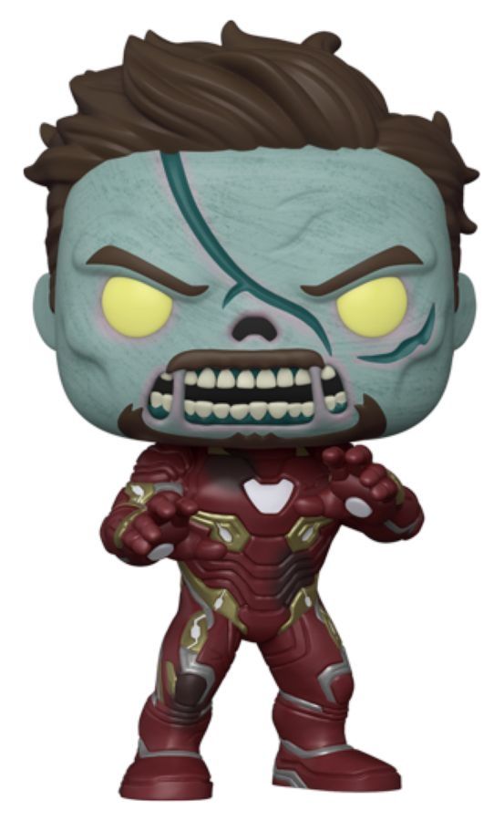 What If - Zombie Iron Man Metallic US Exclusive 10in Pop! Vinyl Figure