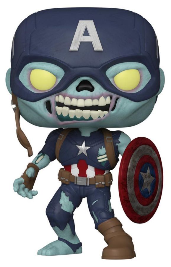 What If - Zombie Captain America US Exclusive 10in Pop! Vinyl Figure