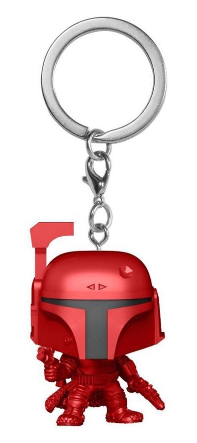 Star Wars: The Mandalorian - Boba Fett Red  (US Exclusive) Pocket Pop! Keychain