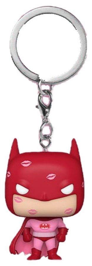 Batman: The Animated Series - Batman Pink & Red (US Exclusive) Pocket Pop! Keychain