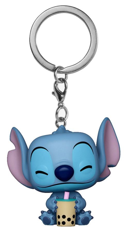 Lilo & Stitch - Stitch with Boba (US Exclusive) Pop! Keychain