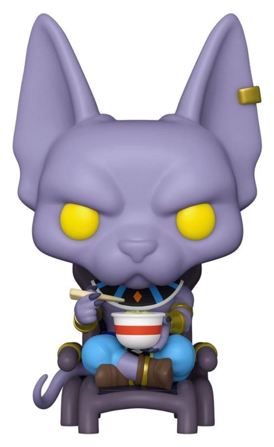 Dragon Ball Super - Beerus with Noodles Metallic (US Exclusive) Pop! Vinyl Figure