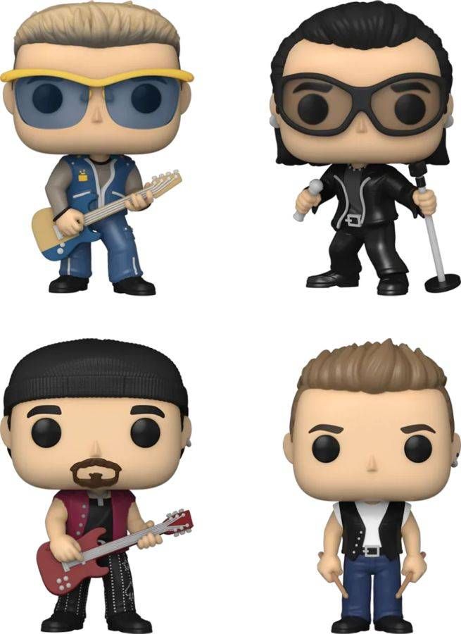 U2 - Zoo TV US Exclusive Pop! Vinyl 4 Pack