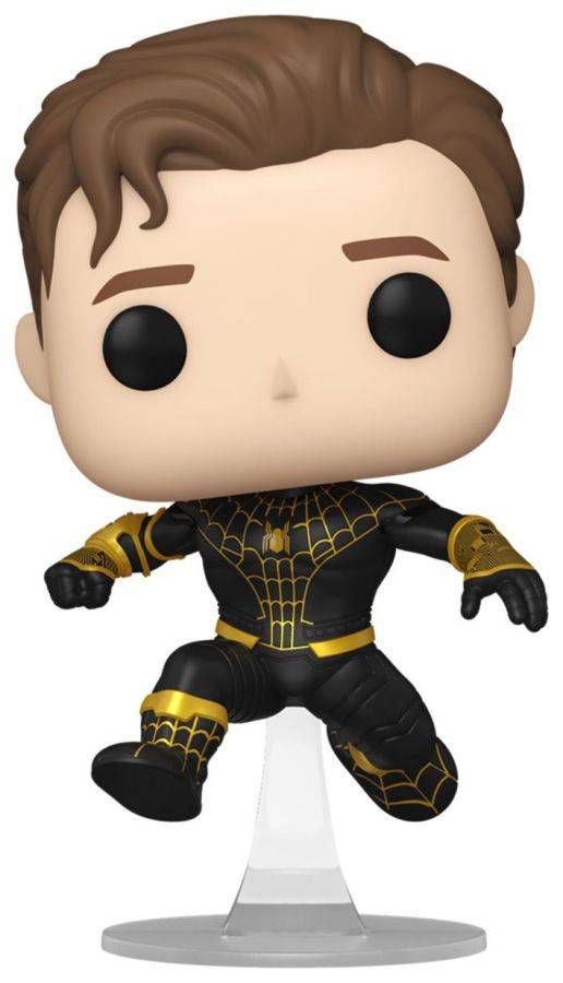 Spider-Man: No Way Home - Spider-Man (Black Suit) Unmasked US Exclusive Pop! Vinyl Figure