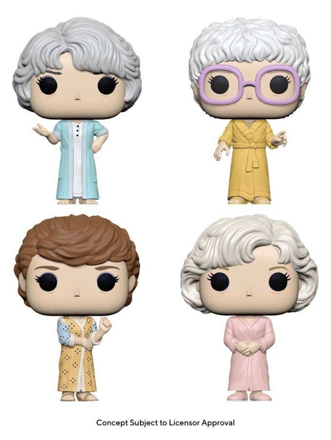 Golden Girls - Golden Girls in Robes (US Exclusive) Pop! 4 Pack