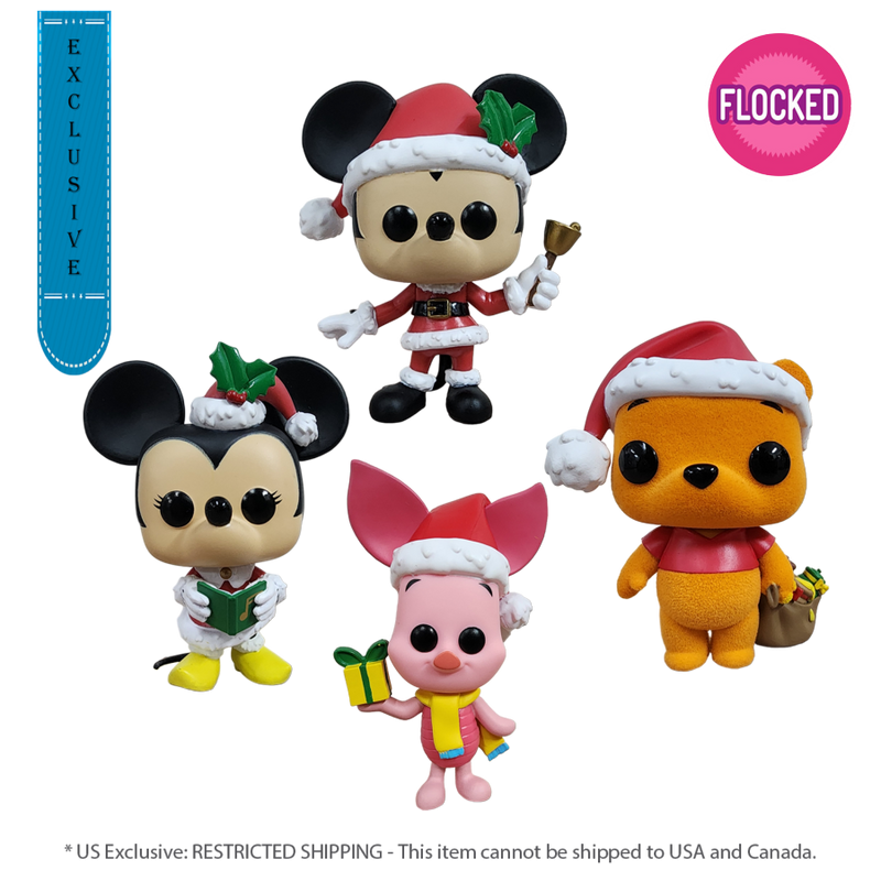 Disney - Mickey & Friends (US Exclusive) Holiday Pop! Vinyl Figure 4 Pack