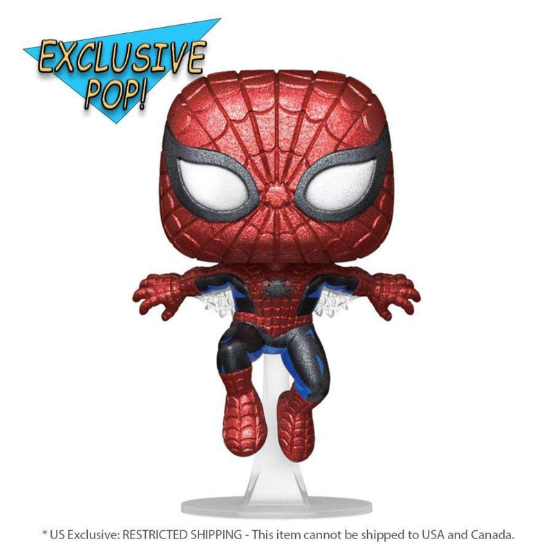 Marvel Comics 80th - Spider-Man 1st Appearance (US Exclusive) Diamond Glitter Pop! Vinyl Figure