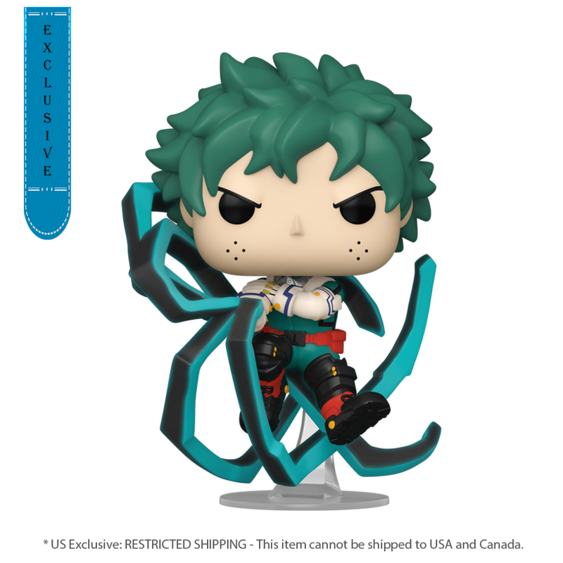 My Hero Academia - Deku with Blackwhip (US Exclusive) Glow Pop! Vinyl Figure