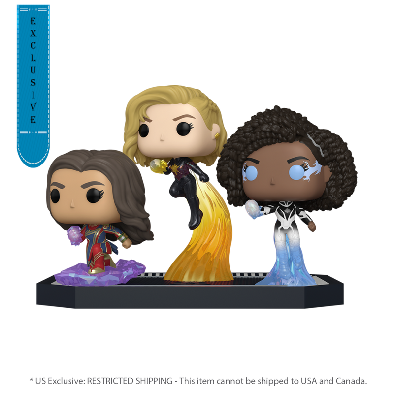 The Marvels (2023) - Ms. Marvel, Captain Marvel and Photon (US Exclusive) Pop! Movie Moment