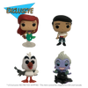 The Little Mermaid (1989) - Ariel, Prince Eric, Scuttle & Ursula (US Exclusive) Pop! Vinyl 4 Pack
