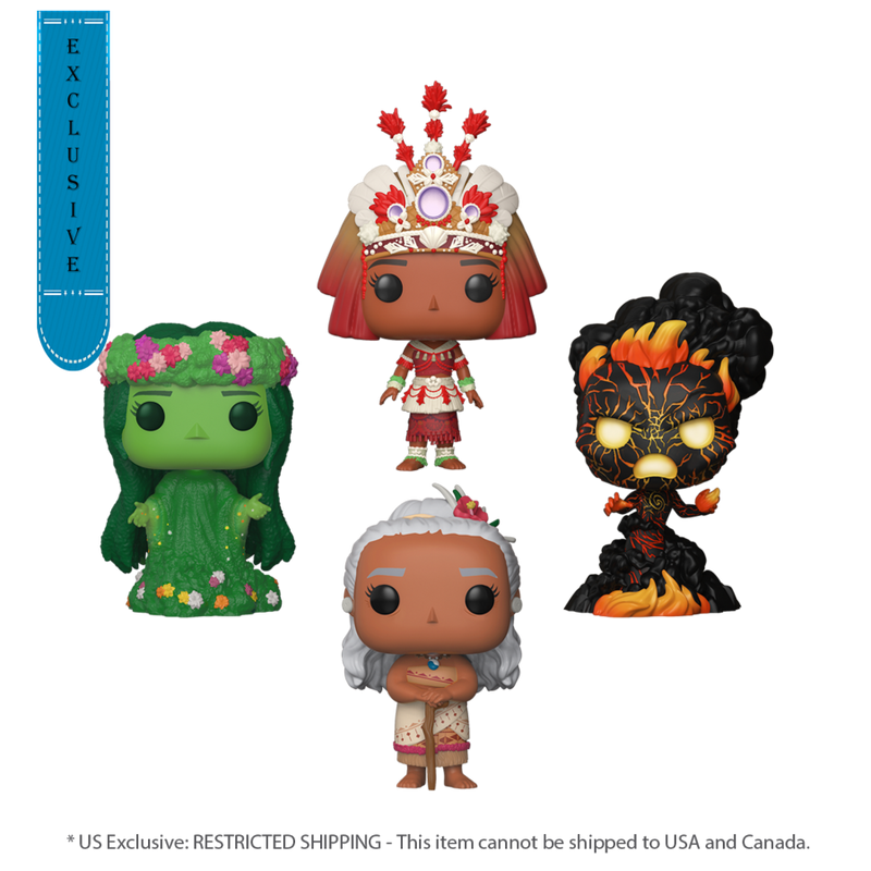 Moana - US Exclusive Pop! Vinyl Figure 4 Pack