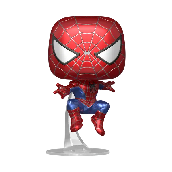 Spider-Man: No Way Home - Friendly Neighbourhood Spider-Man US Exclusive Metallic Pop! Vinyl Figure