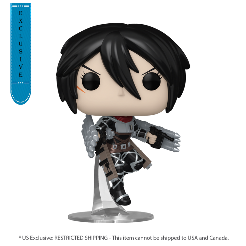 Attack on Titan - Mikasa Ackerman (US Exclusive) Metallic Pop! Vinyl Figure