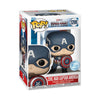 Captain America 3: Civil War - Captain America (US Exclusive) Build-A-Scene Pop! Vinyl Figure