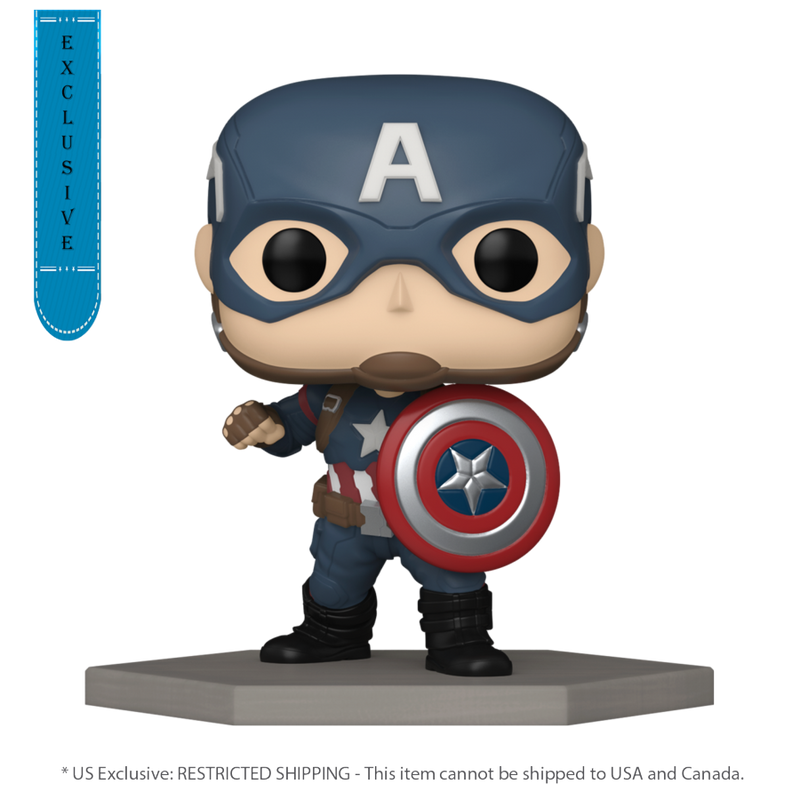Captain America 3: Civil War - Captain America (US Exclusive) Build-A-Scene Pop! Vinyl Figure