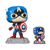Marvel Comics - Captain America 60th Anniversary with Pin (US Exclusive) Pop! Vinyl Figure
