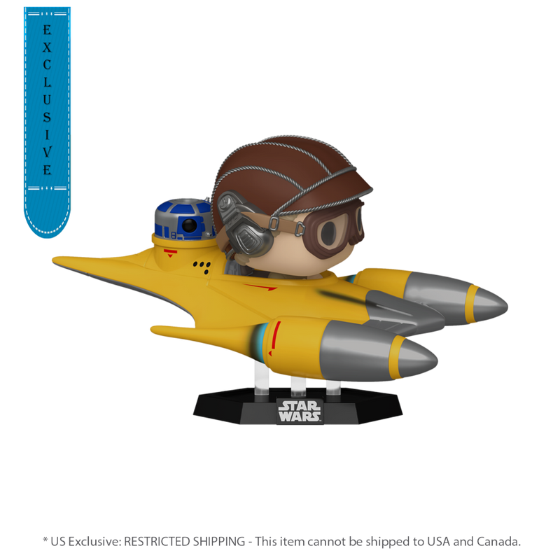 Star Wars - Anakin Skywalker in Naboo Starfighter (with R2-D2) US Exclusive Pop! Ride