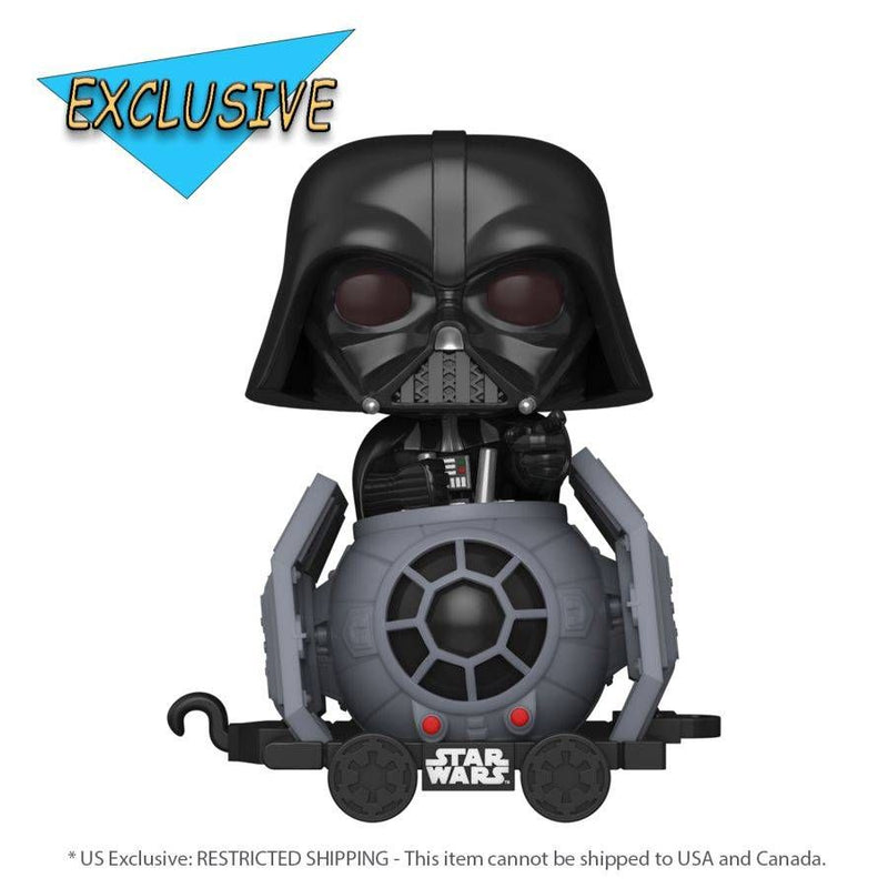 Disney: D100 - Darth Vader Tie Fighter Train Carriage (US Exclusive) Pop! Ride
