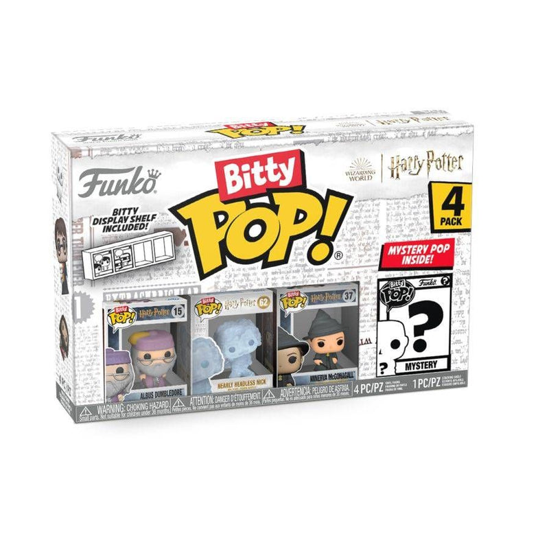 Harry Potter - Dumbledore, Headless Nick & McGonagall Bitty Pop! 4 Pack