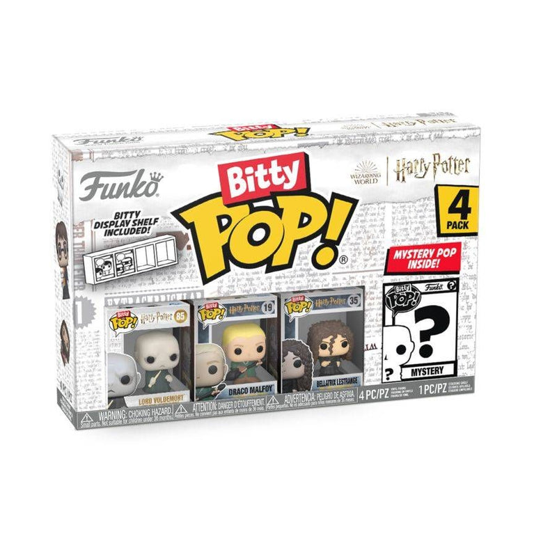 Harry Potter - Voldemort, Draco & Bellatrix Bitty Pop! 4 Pack
