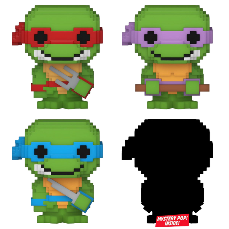 Teenage Mutant Ninja Turtles - 8-Bit Bitty Pop! 4 Pack