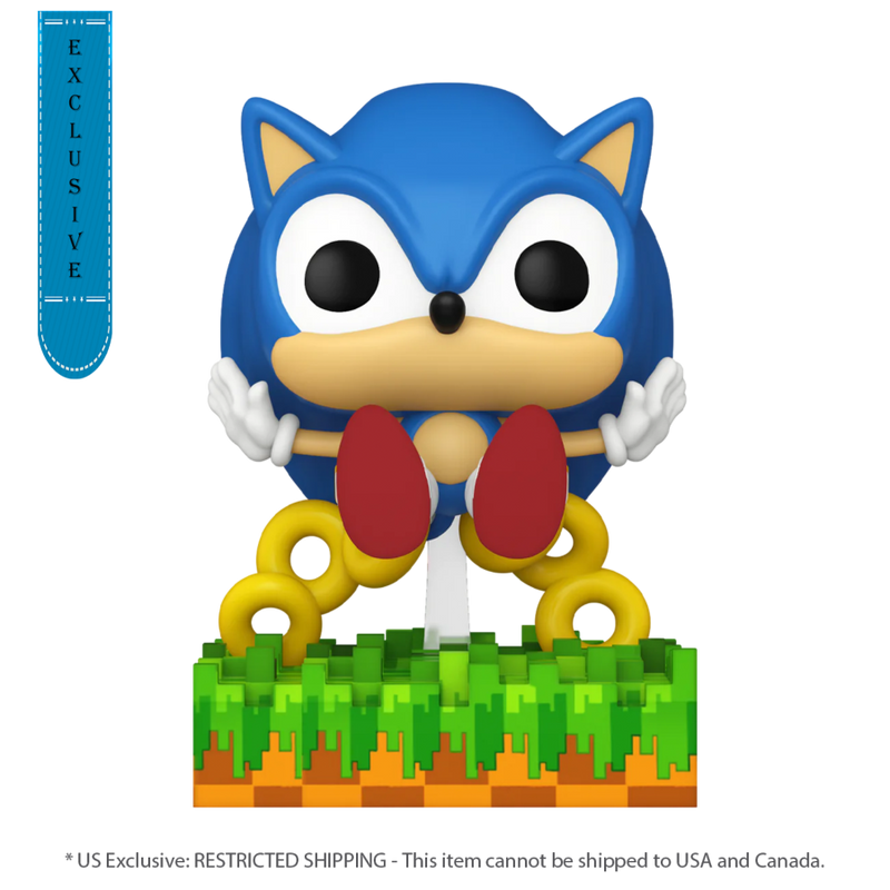 Sonic - Ring Scatter Sonic (US Exclusive) Pop! Vinyl Figure