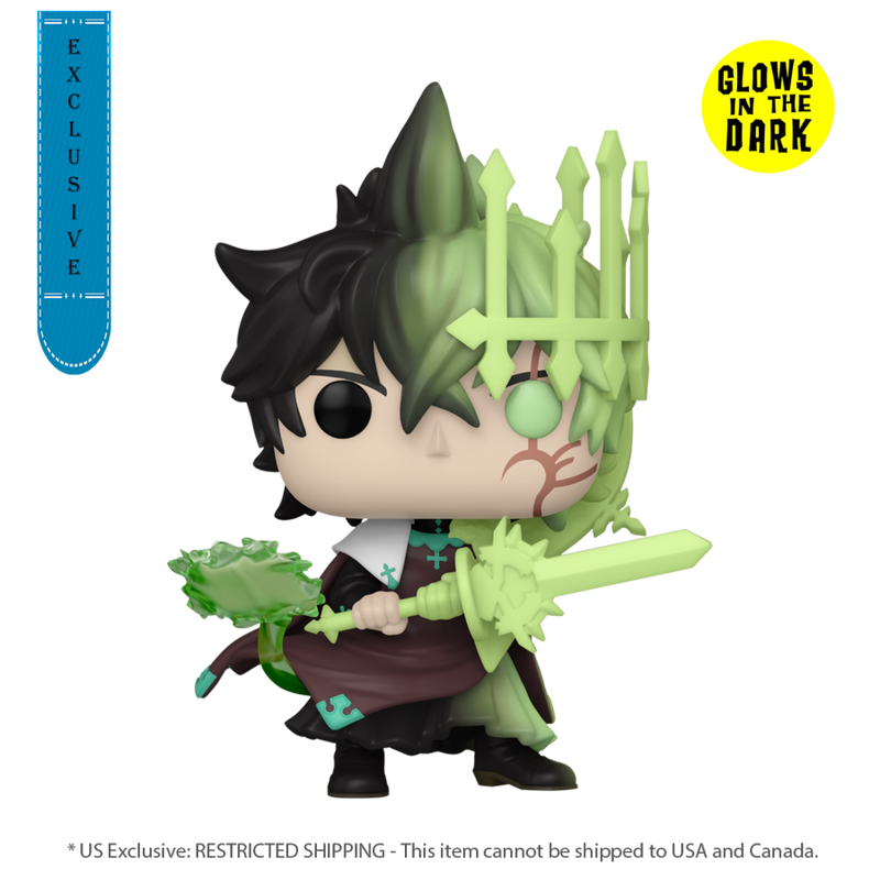 Black Clover - Yuno (Spirit of Zephyr) US Exclusive Glow Pop! Vinyl Figure