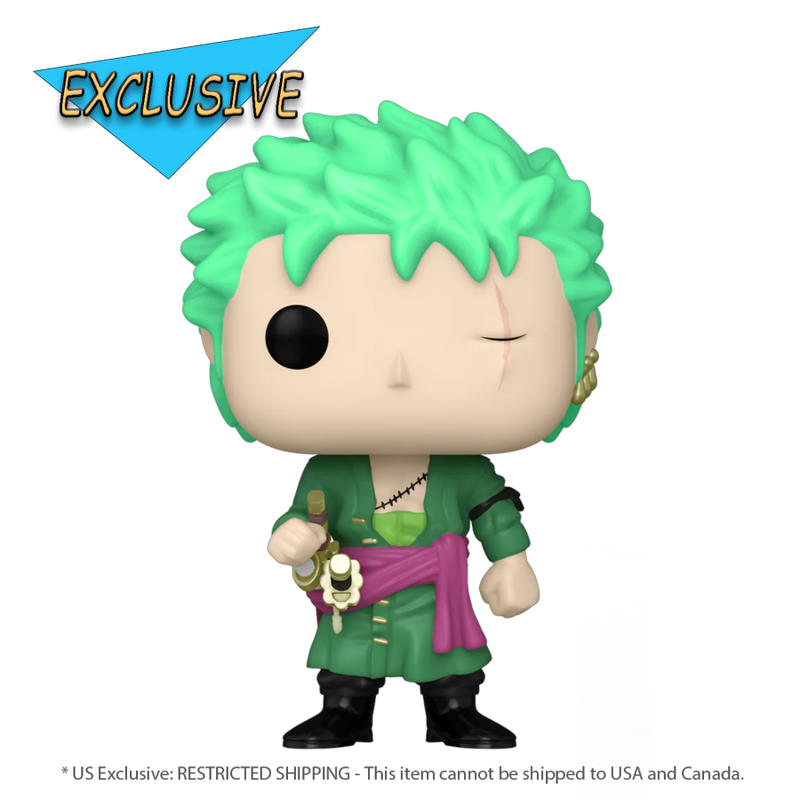 One Piece - Roronoa Zoro (US Exclusive) Glow Pop! Vinyl Figure