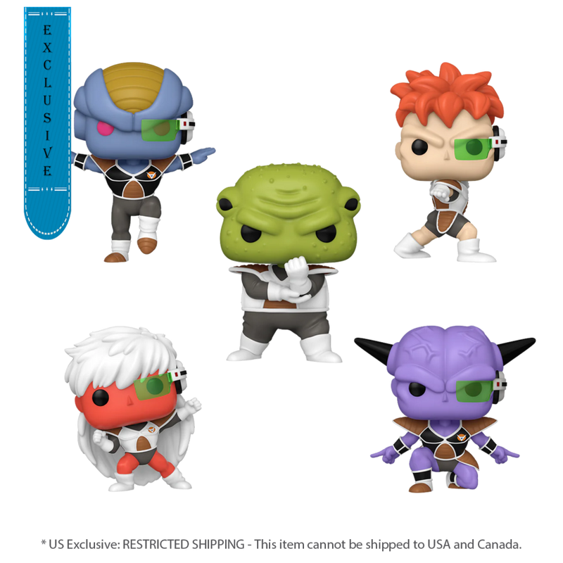 Dragon Ball Z - Ginyu Force (US Exclusive) Pop! Vinyl Figure 5 Pack 