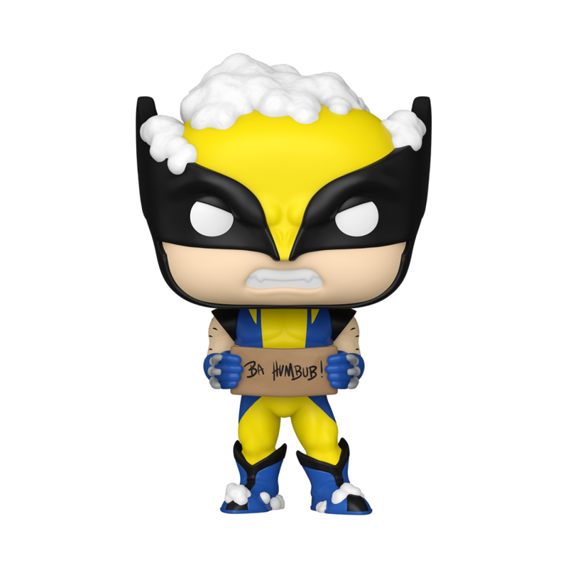 Marvel Comics - Wolverine with Sign Holiday Pop! Vinyl Figure