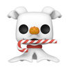 The Nightmare Before Christmas 30th Anniversary - Zero with Candy Cane Pop! Vinyl Figure