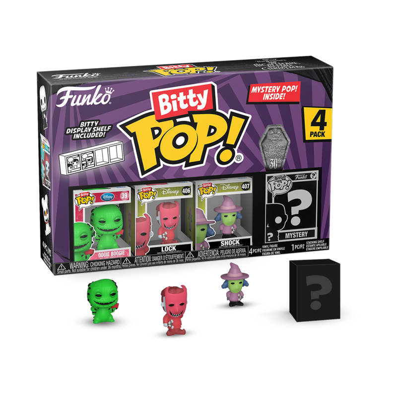 The Nightamre Before Christmas - Oogie Boogie Bitty Pop! 4 Pack