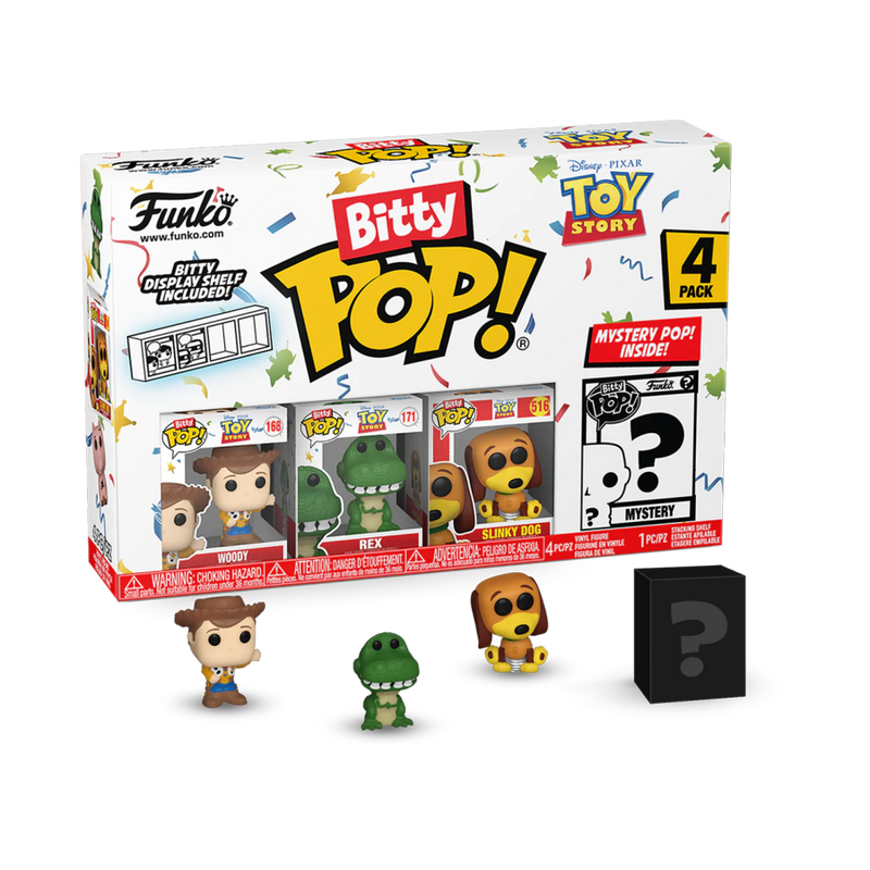 Toy Story - Woody Bitty Pop! 4 Pack