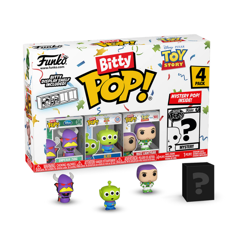 Toy Story - Zurg Bitty Pop! 4 Pack