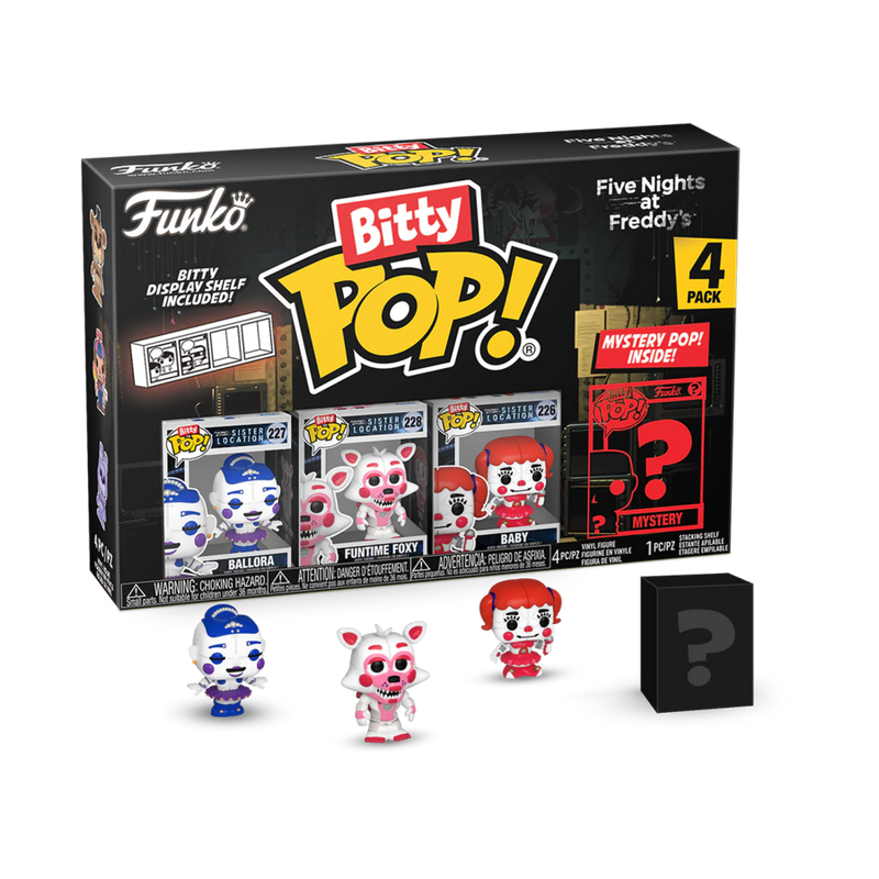 Five Nights at Freddys - Ballora Bitty Pop! 4 Pack